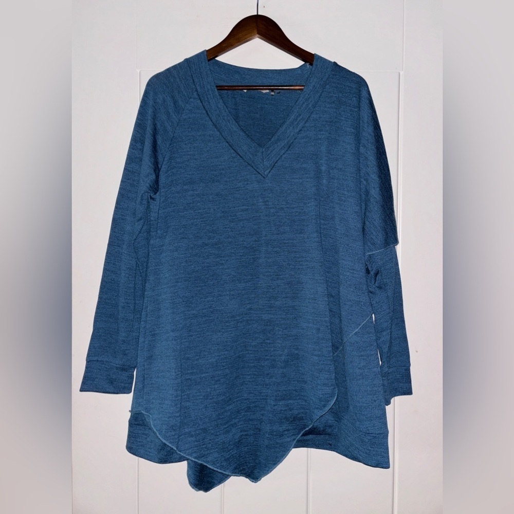 Soft Surrounding Madison Asymmetrical Hem Tunic Sweater‎ Minimalist Women L